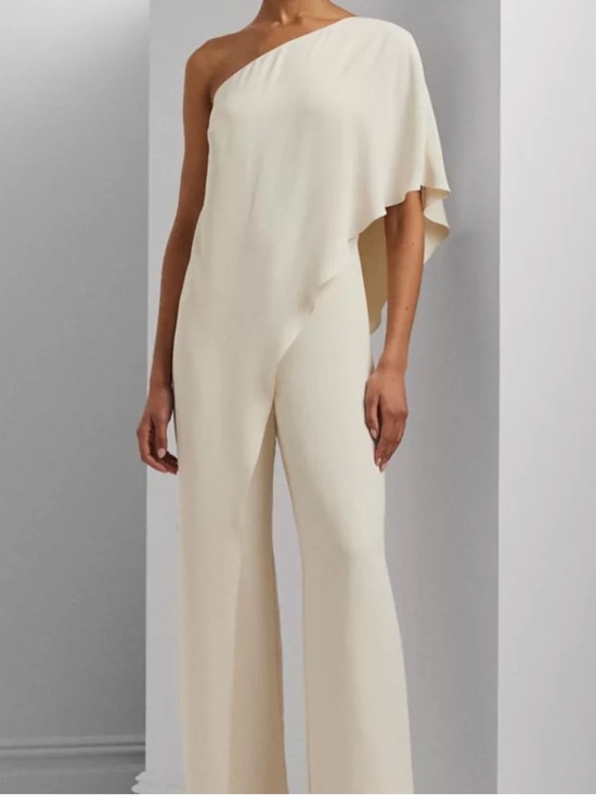 R&M Richards Pants - One-Shoulder black Jumpsuit
